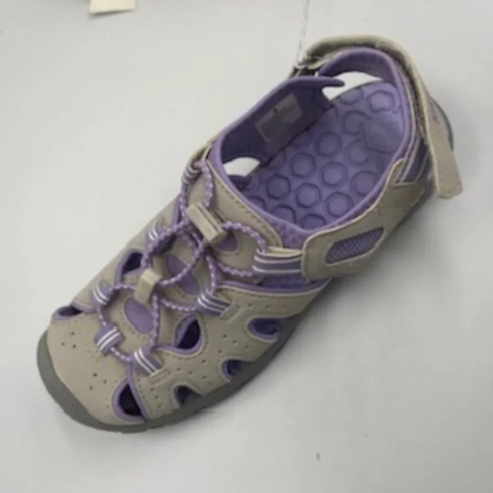 NEW Khombu Active Water Sport Closed Toe Sandals Water Shoes Girls Sz‎ 3 NWT